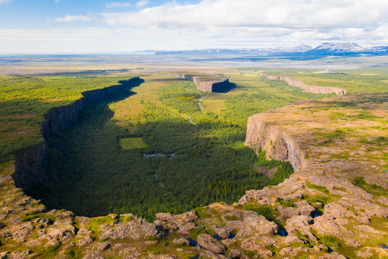 Ásbyrgi Canyon