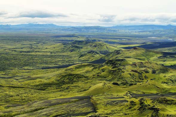 Helicopter Ride over Skaftafell or Lakagigar